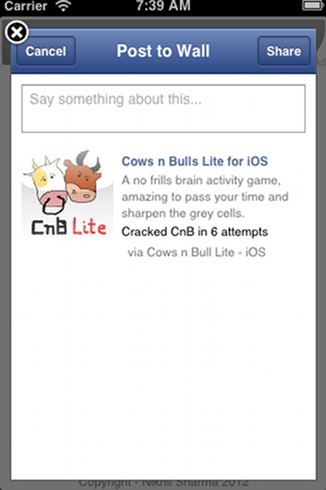 Screenshot Cows 'n' Bulls – Lite Screenshot Cows 'n' Bulls – Lite